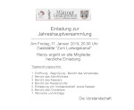 Einladung JHV2019