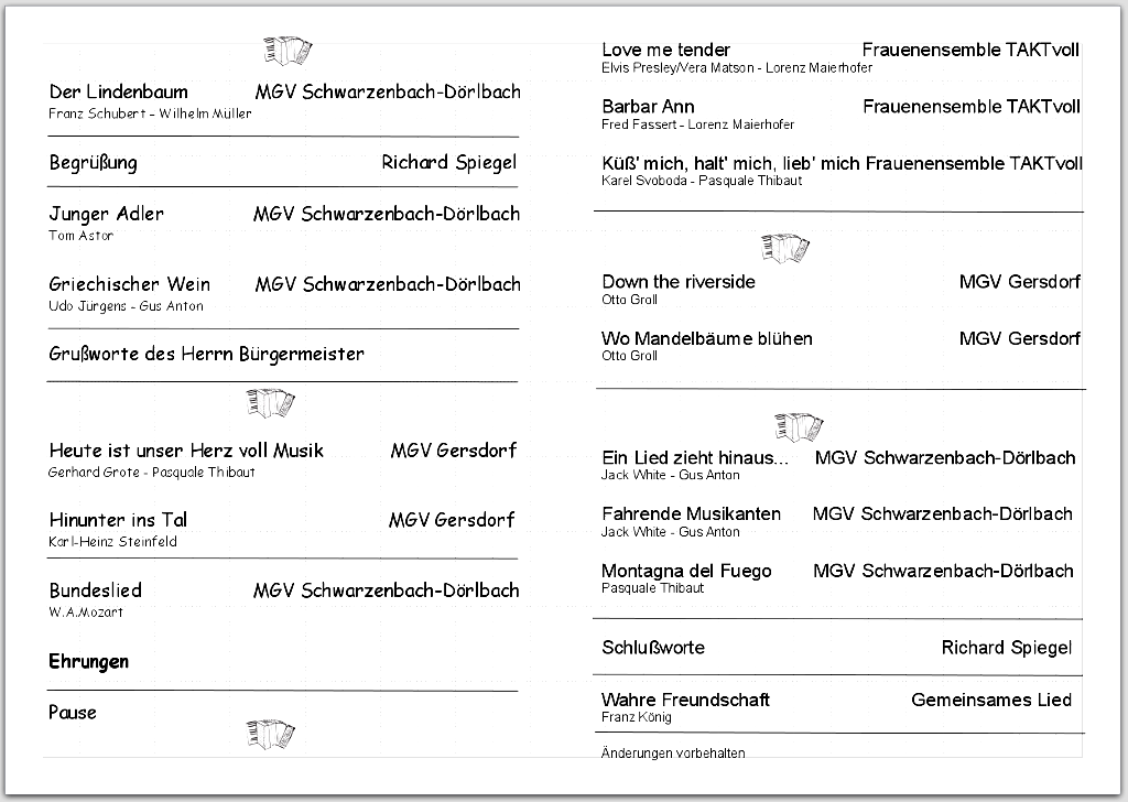 Programm